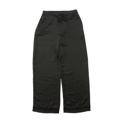 Black Solid Pajama Bottom