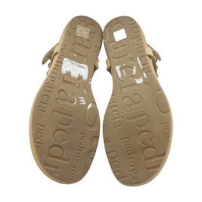 Beige Flat Sandals