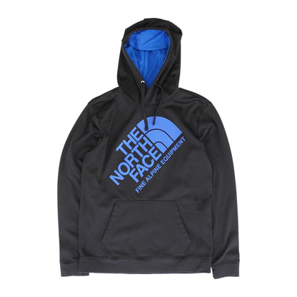 Black Graphic Hoodie Pullover