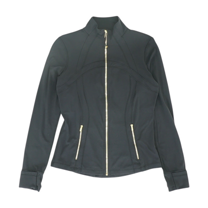 Black Solid Active Jacket