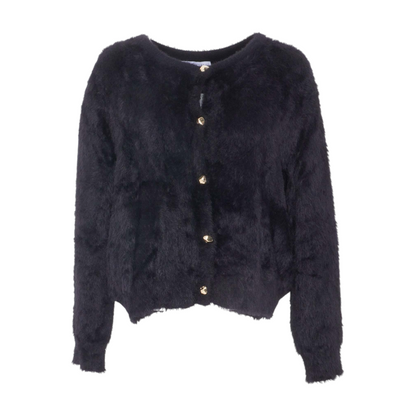 Black Cardigan Sweater