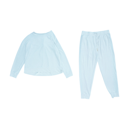 Beige Solid Pajama Set