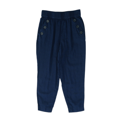 Navy Petite Regular Pants