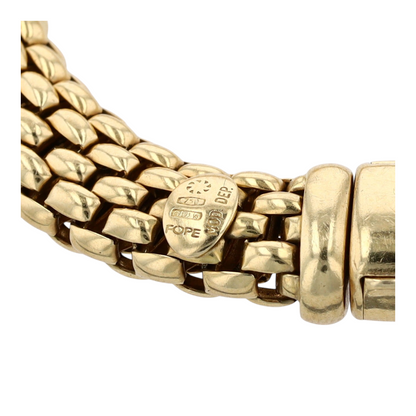 18K Yellow Gold Chain Bracelet