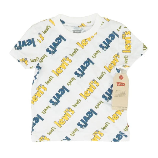 White Graphic Crewneck T-Shirt