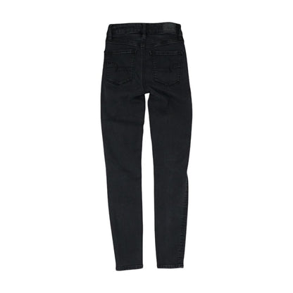 Black Solid Jeans