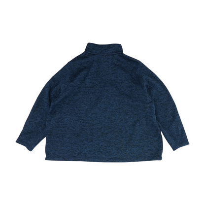 Navy Solid 1/4 Zip Pullover