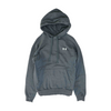 Gray Solid Hoodie Pullover