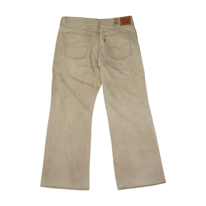 Beige Bootcut Jeans