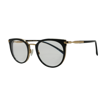 Black WHITTIER Round Prescription Eyewear