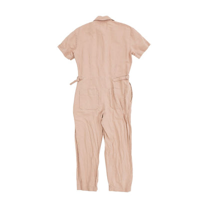 Pink Solid Jumpsuit