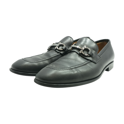 Black Moccasin with Gancini Ornament