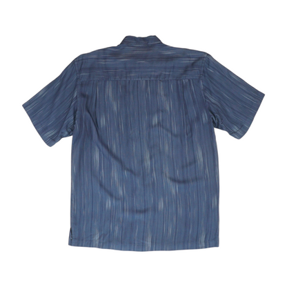 Navy Floral Short Sleeve Button Down