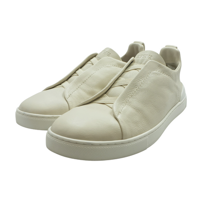 White Triple Stitch Secondskin Sneakers