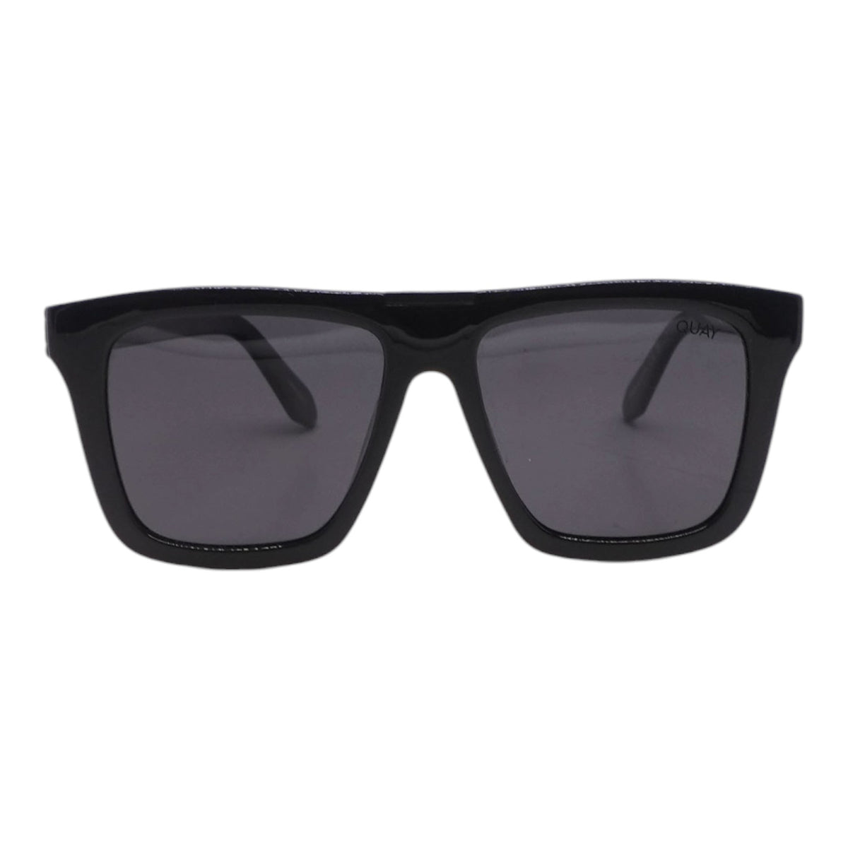 Black Name Drop Square Sunglasses