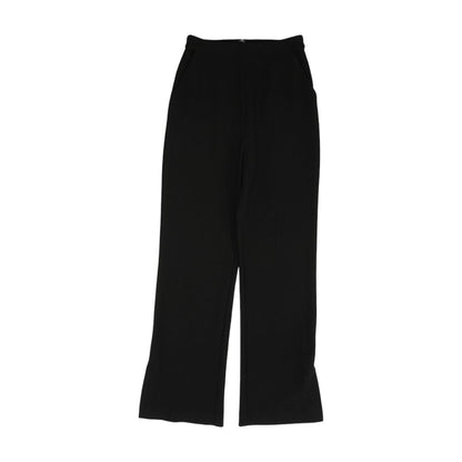 Black Solid Dress Pants