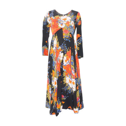 Black Floral Maxi Dress
