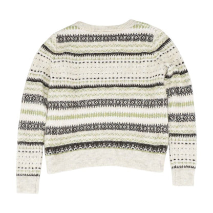 Beige Misc. Crewneck Sweater