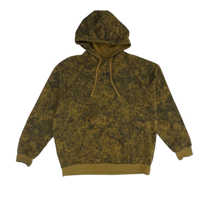 Brown Print Hoodie Pullover