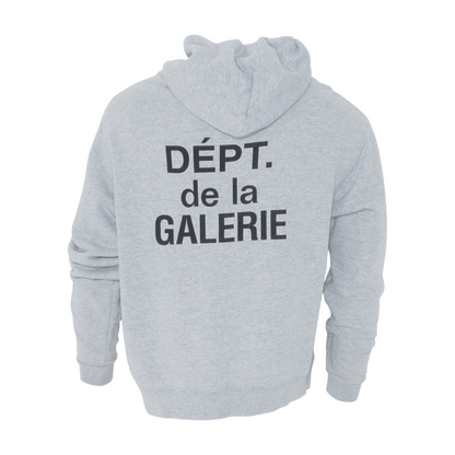 Heather Grey French Zip Hoodie
