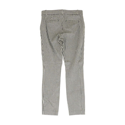 Black Check Chino Pants