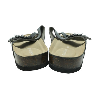 Black Flat Sandals