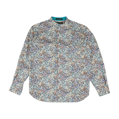 Multi Floral Long Sleeve Button Down