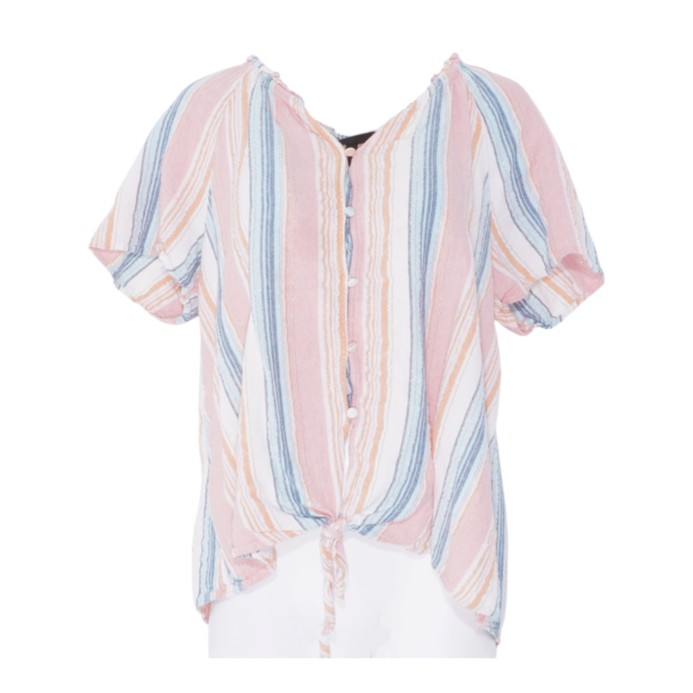 Multi Striped Button Down