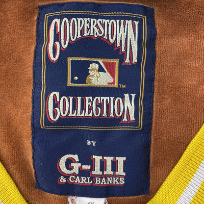 Vintage Cooperstown Collection Vintage Carl Banks San Diego Padres Velvet V-Neck Short Sleeve Pullover