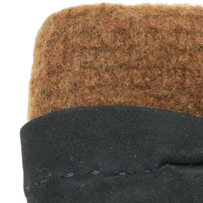 Two Tone Suede and Cashmere Gloves