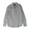 Gray Check Flannel Button Down