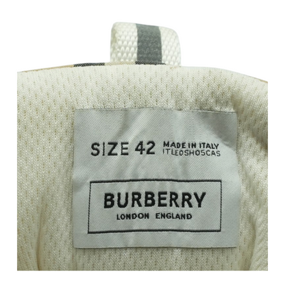 White Arthur Vintage Check Sneakers