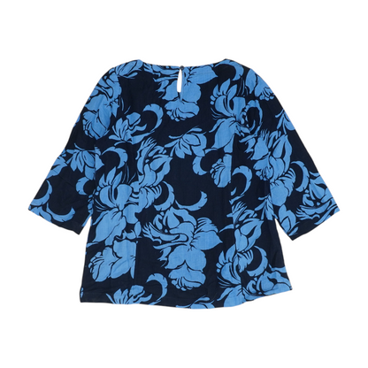 Blue Print Blouse
