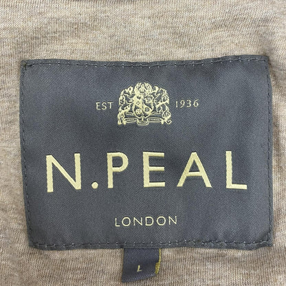 Beige Solid 100%Wool Jacket