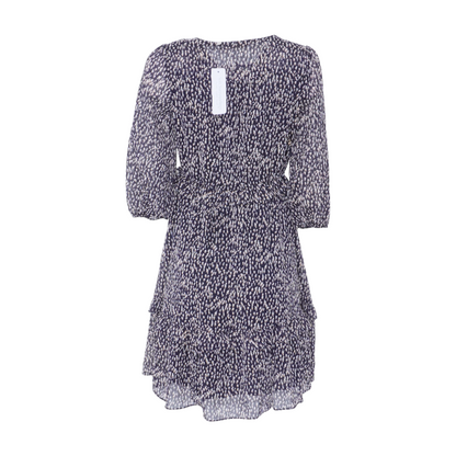 Black Print Mini Dress