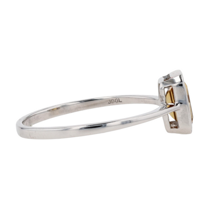 Sterling Silver Citrine Fashion Ring