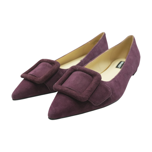 Deep Purple Slip-On Flats