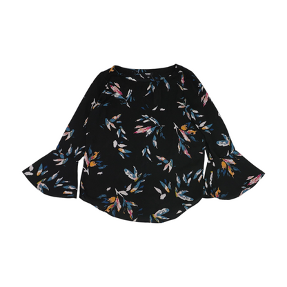 Black Print Blouse