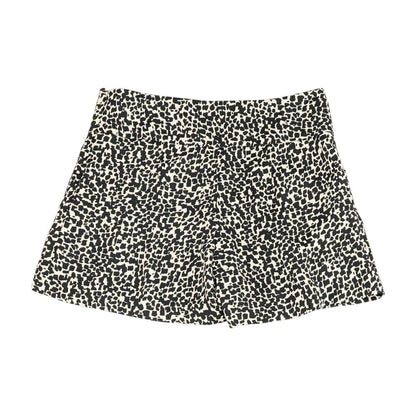 Black Animal Print Active Shorts