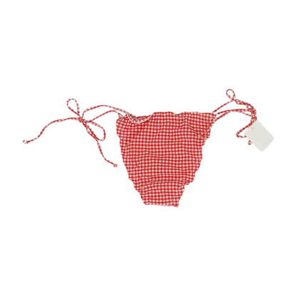 Red Check Swim Bottom
