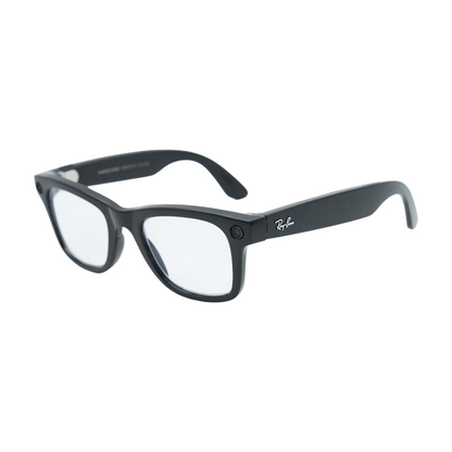 Black Meta Wayfarer Smart Glasses