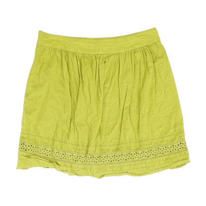 Green Petite Mini Skirt
