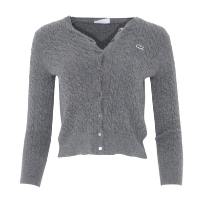 Gray Cardigan Sweater