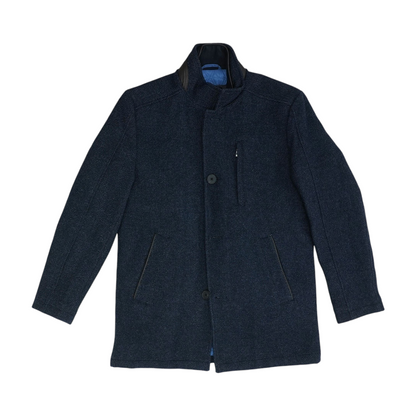 Navy Striped Coat