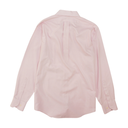 Pink Check Long Sleeve Button Down