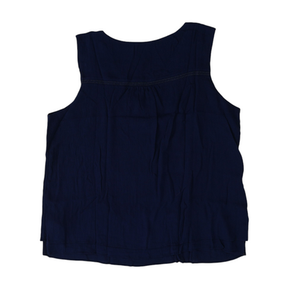 Navy Petite Blouse