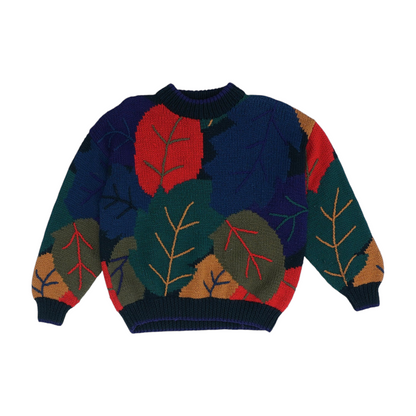 Vintage Fall Leaves Sweater