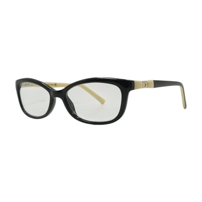 Black Chita Oval Prescription Eyewear