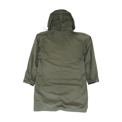 Green Solid Rain Jacket