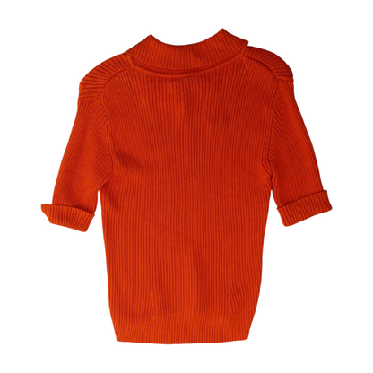 Orange Pullover Sweater